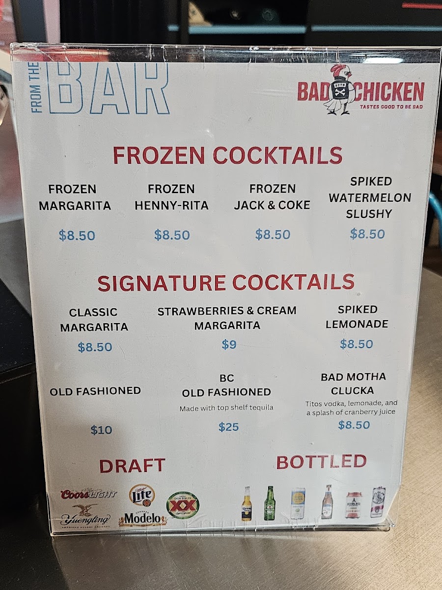 Bad Chicken Menu - Image 2
